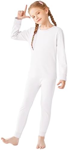 Resinta Girls Thermal Underwear Set Winter Warm Base Layer