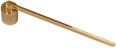 Golden Candle Snuffer with Long Handle and Swivel Bell 1