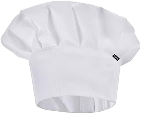 ESHATO Kids Chef Hat Adjustable for 5-12 Years