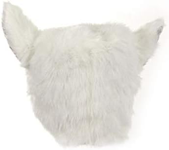 Yeti Abominable Snowman White Fur Costume Hat 1