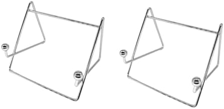 PRETYZOOM 2pcs Desk Phone Stand and Plate Display Easel