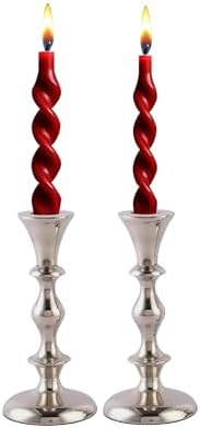 RELY Silver Candle Holder Set of 2