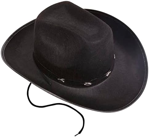 Kangaroo Cowboy Hat - Black Universal Fit for Women Men