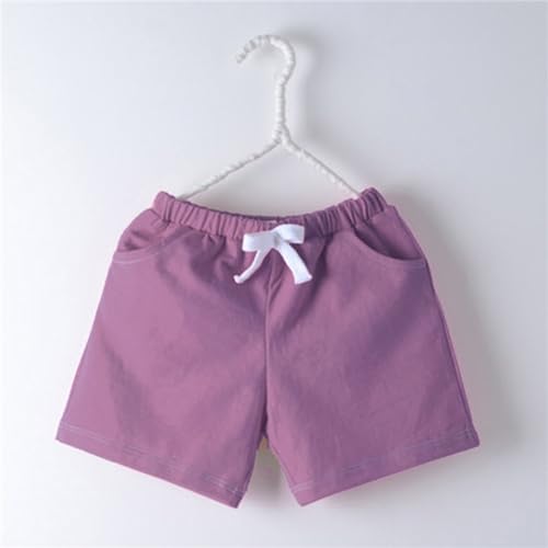 Toddler Soft Jogger Shorts with Pockets and Elastic Waist