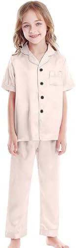 Unisex Satin Pajamas Set - Soft Stylish Sleepwear for Kids