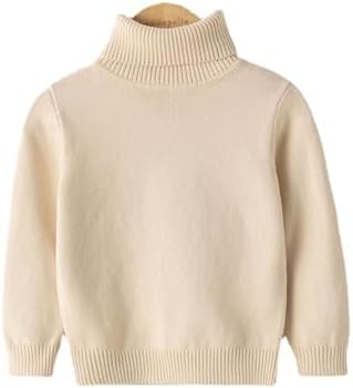 Kids Winter Fleece Turtle Neck Sweater for Fall
