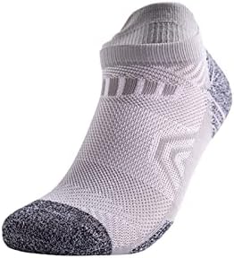 Mens Breathable Cushioned Ankle Socks with Moisture Wicking Cotton