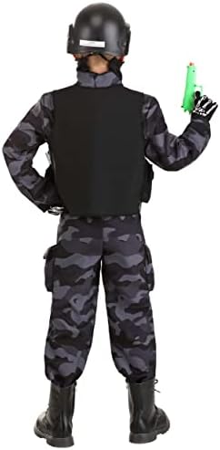 Kids Navy Midnight Commando Costume Set 1