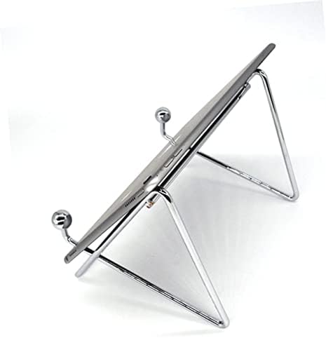 PRETYZOOM Adjustable Stainless Steel Easel Stand for Tablets and Books