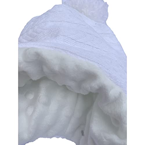 Handmade Baby Girl Winter Hat Pink