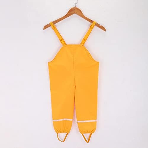 Eoailr Toddler Rain Bib Waterproof Overalls