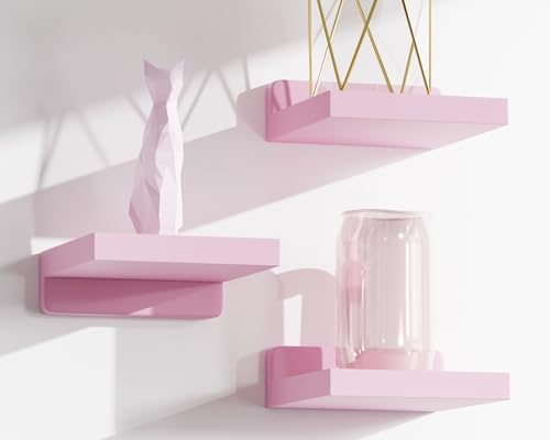QsQueen 5 Inch Floating Wall Shelves 3 Pack