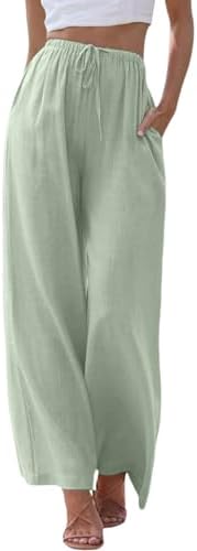 Womens Wide Leg Lounge Sweatpants with Pockets