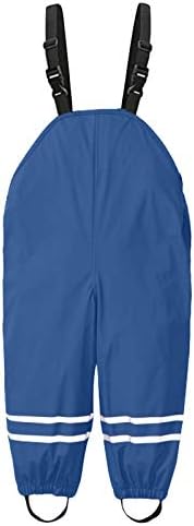 Waterproof Kids Rain Pants with Reflective Strips