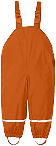 ToddlBy Waterproof Rain Pants with Reflective Strips for Kids 6-8 Years