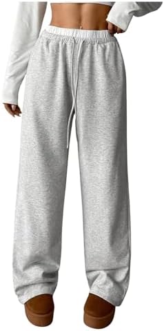 SOLY HUX Girls Drawstring Waist Sweatpants Loose Wide Leg