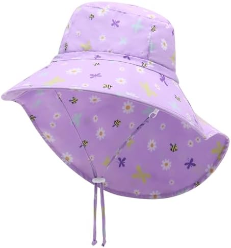Duoyeree Toddler Sun Hat UPF 50 Wide Brim