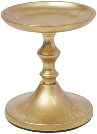 Hosley 5 Inch High Iron Pillar Candle Holder