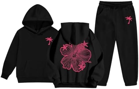 Kids Boys Flower Print Outfit Set