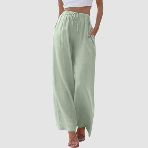 Womens Wide Leg Lounge Sweatpants with Pockets