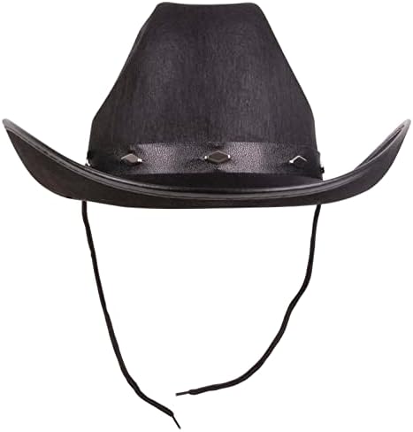 Kangaroo Cowboy Hat - Black Universal Fit for Women Men