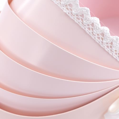 Liffshsy 10pcs Pink Cradle Flower Basket Gift Box 1