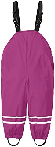 Kids Waterproof Rain Jumpsuit with Suspenders 1