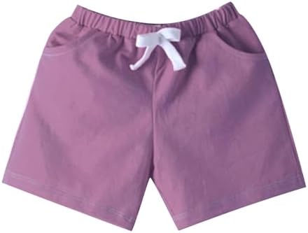 Toddler Soft Jogger Shorts with Pockets and Elastic Waist