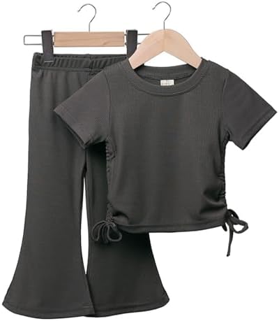 Toddler Flare Pants T-Shirt Set for Girls