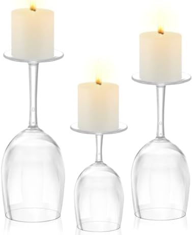 Yaomiao 3-Piece Candlestick Holders Set
