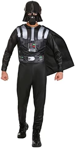 STAR WARS Darth Vader Youth Halloween Costume - Printed Jumpsuit with Cape and Mask