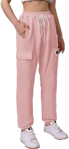 SANGTREE Girls Drawstring Cargo Jogger Pants