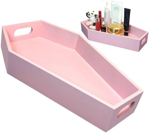 TOSOENPHY Pink Coffin Tray 142 Tall - Gothic Decor