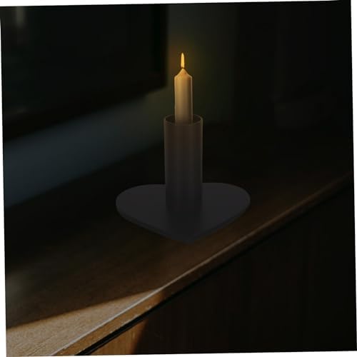Heart Shaped Iron Candle Holder Portable Rack
