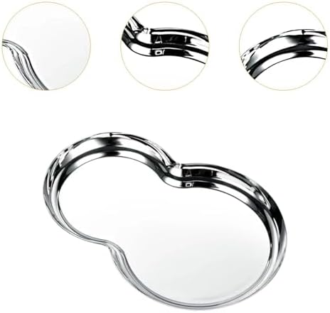 Stainless Steel Elegant Serving Tray for Dessert and Decor