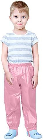 RNTOP Kids Waterproof Rain Pants for Girls and Boys