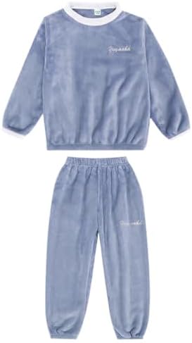 Winter Flannel Sweatshirt Set for Girls and Boys