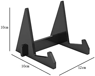 1 Piece Acrylic Bookshelf Display Stand Black