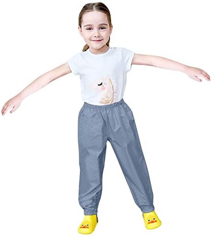 Waterproof Rain Pants for Kids Toddlers Unisex