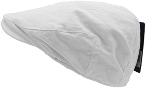 Mens Cotton Front Button Flat Cap Ivy Gatsby Newsboy Hat