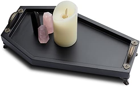 Gothic Coffin Tray - Rustic Decor for Home