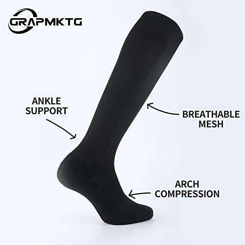 GRAPMKTG 3 Pack Multi-Sport Socks for Youth Men Women