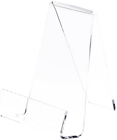 Plymor Clear Acrylic Book Easel with 125 Inch Ledge