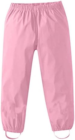 RNTOP Kids Waterproof Rain Pants for Girls and Boys