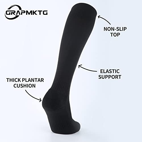 GRAPMKTG 3 Pack Multi-Sport Socks for Youth Men Women