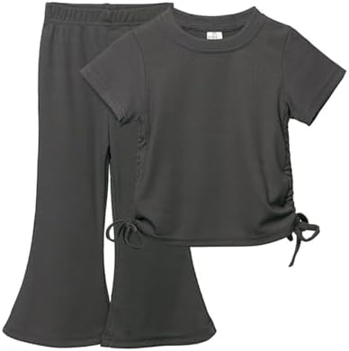 Toddler Flare Pants T-Shirt Set for Girls