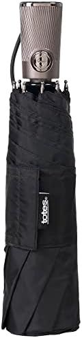 Totes Titan Portable Travel Umbrella - Windproof and Waterproof
