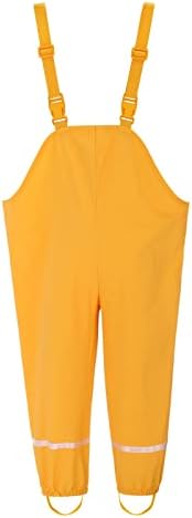 Eoailr Toddler Rain Bib Waterproof Overalls