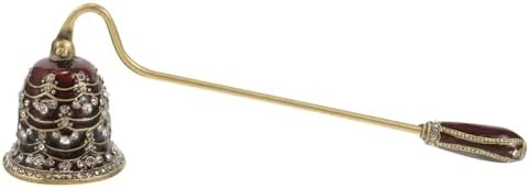 HOLIDYOYO Candle Snuffer with Rhinestone Long Handle