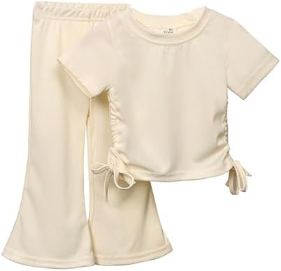 Girls Flare Pants T-Shirt Set Toddler Outfit